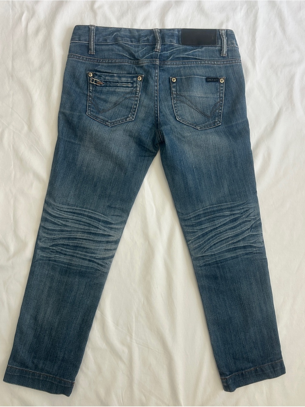 ONLY Denim Collection Y2K Low-Rise Indie Capri Jeans